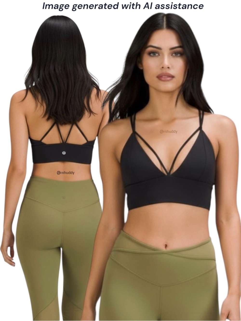 Lululemon size 2 black Pushing Limits Bra